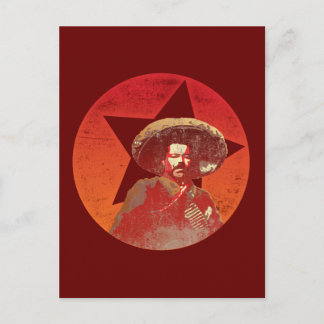 Carte Postale Pancho Villa Vintage étoile rouge