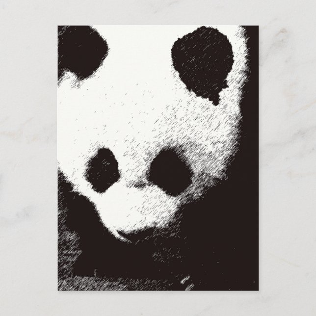 Carte Postale Panda (Devant)
