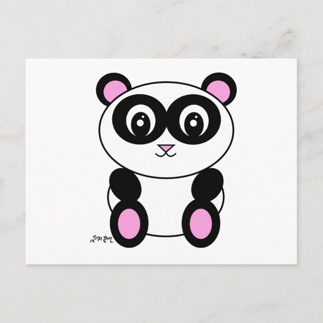 Carte Postale Panda (Devant)