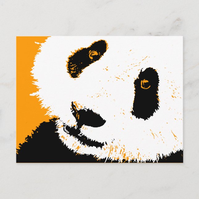 Carte Postale panda. (Devant)