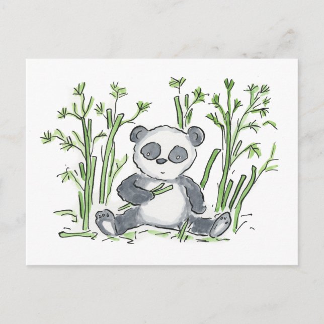 Carte Postale Panda (Devant)