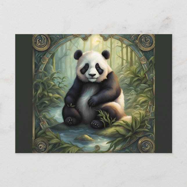 Carte Postale Panda (Devant)