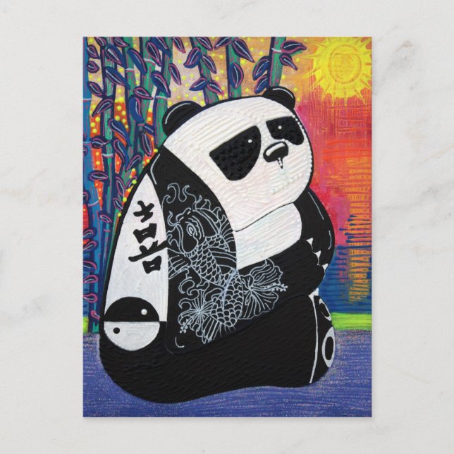 Carte Postale Panda (Devant)