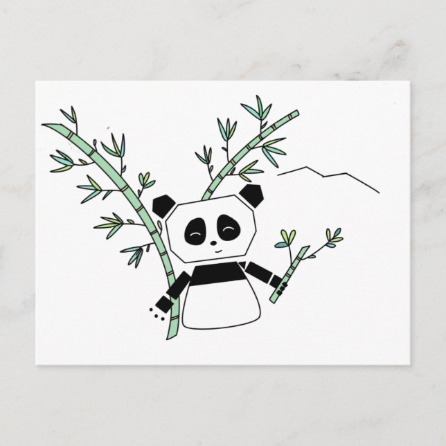 Carte postale Panda (Devant)