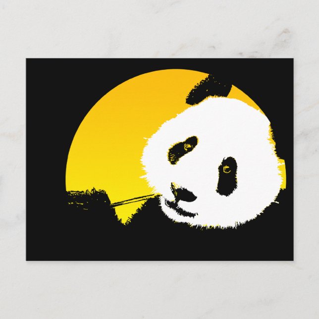 Carte Postale panda. (Devant)