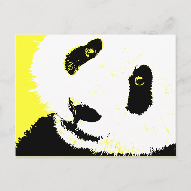 Carte Postale panda. (Devant)