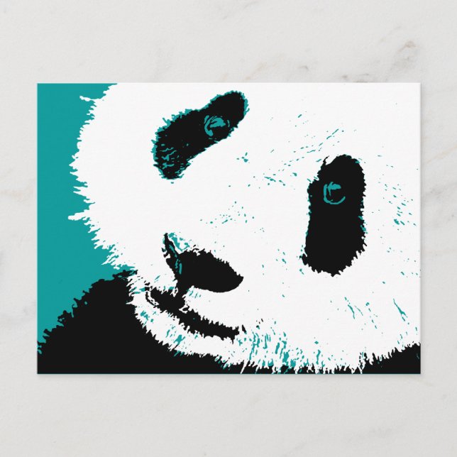 Carte Postale panda. (Devant)
