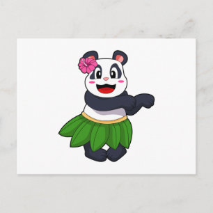 Carte Postale Panda à Ballet Dance