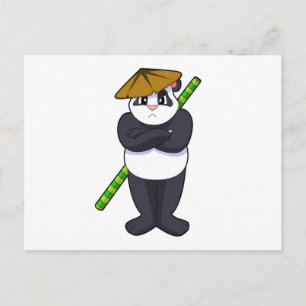 Carte Postale Panda à Stick fight arts martiaux.PNG
