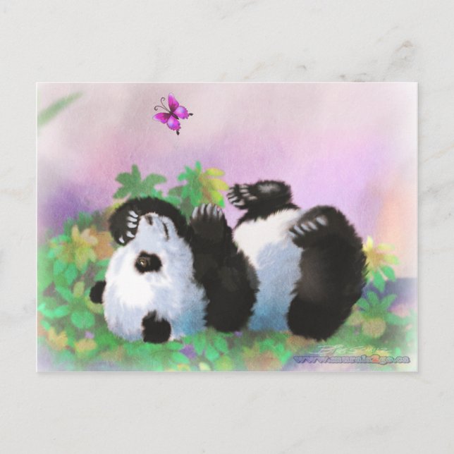 Carte Postale Panda bébé (Devant)