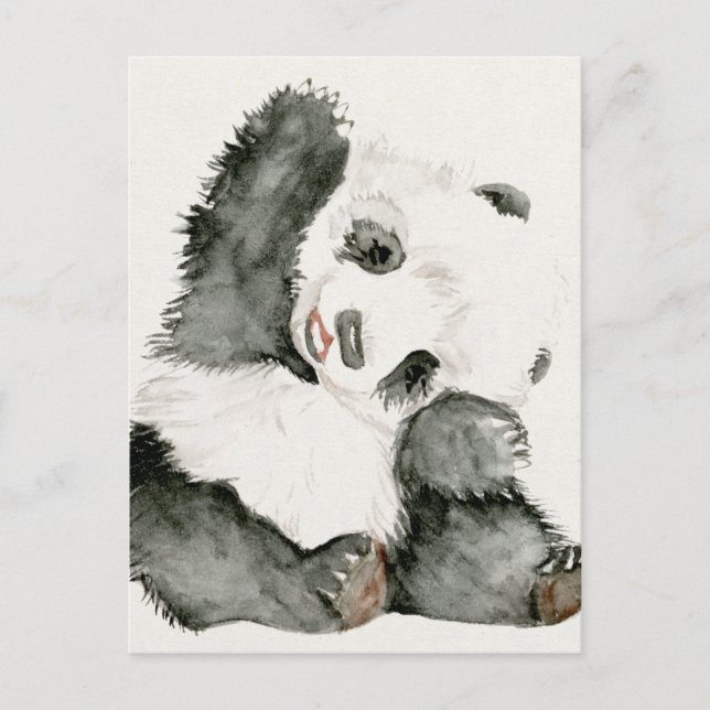 Carte Postale Panda bébé | Cute & Furry (Devant)