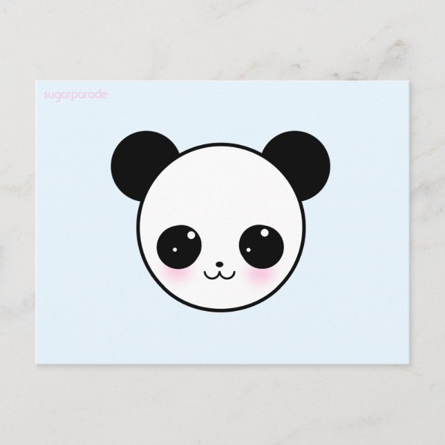 carte postale Panda-chan Aqua (Devant)