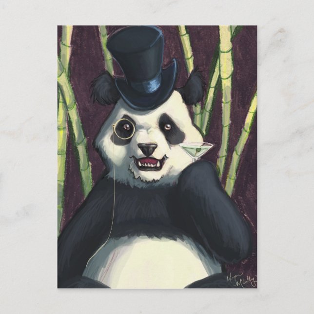 Carte Postale Panda classique (Devant)
