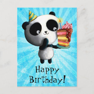 Cartes Panda D Anniversaire Zazzle Fr
