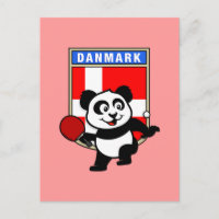 Panda De Tennis De Table Danemark
