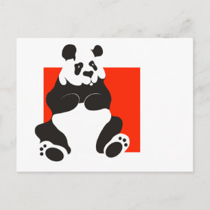 Carte Postale Panda géant