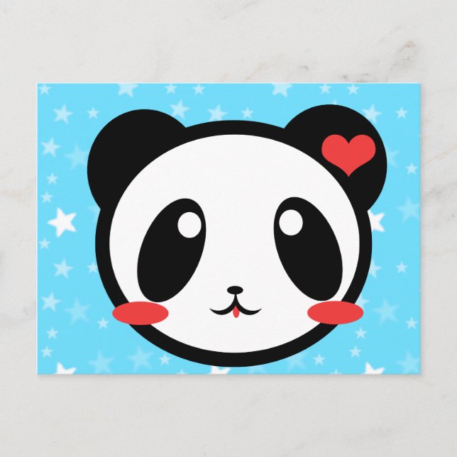 Carte Postale Panda Luv ! (Devant)