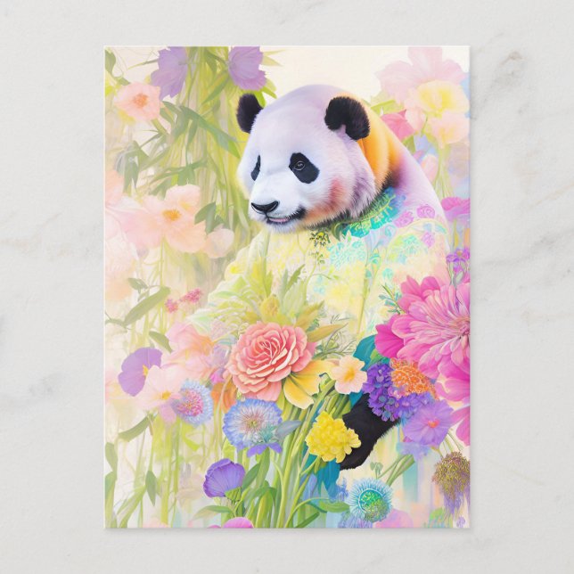 Carte postale Panda no 7 (Devant)