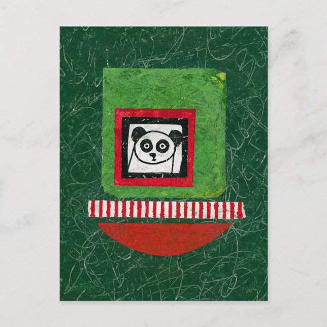 Carte postale Panda non préparée (Devant)