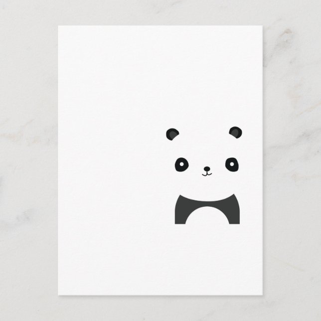 Carte Postale Panda paisible (Devant)