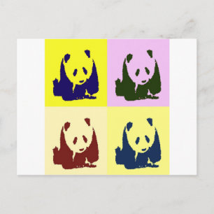 Carte Postale Pandas de bébé d'art de bruit