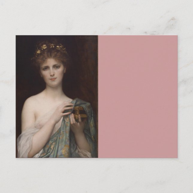 Carte Postale Pandora et la boîte (Devant)