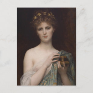 Carte Postale Pandora et la boîte