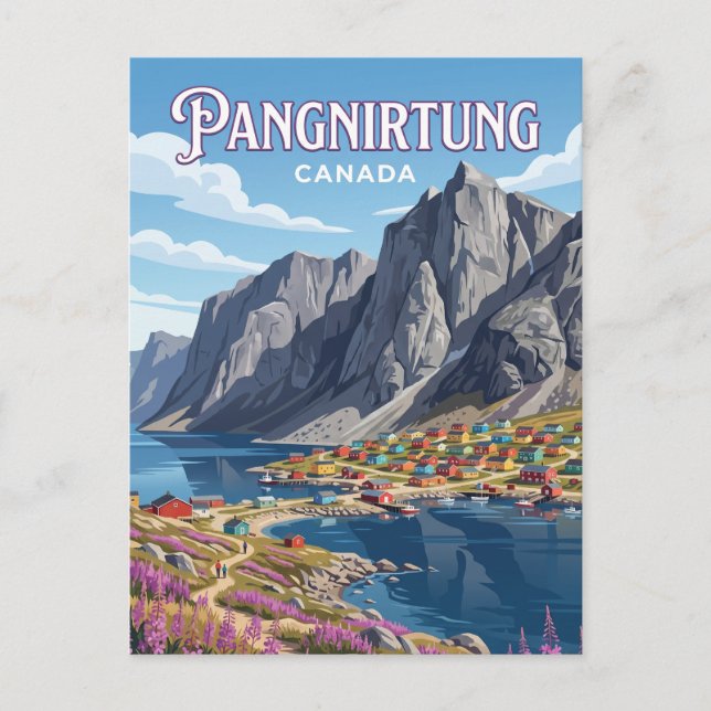 Carte Postale Pangnirtung Canada (Devant)
