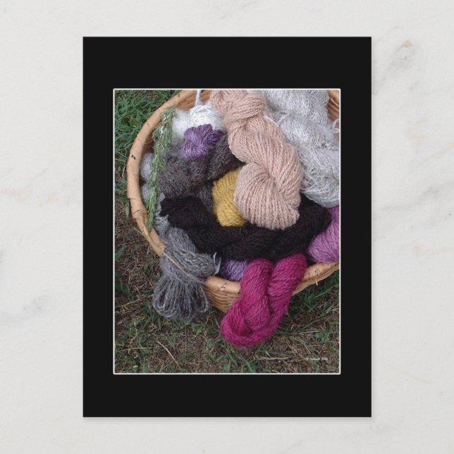 Carte Postale Panier (Devant)
