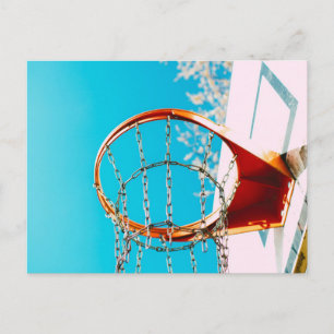 Carte Postale Panier de Basketball