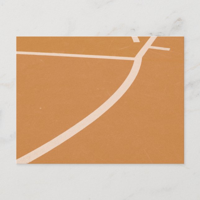 Carte Postale Panier de basketball cool (Devant)
