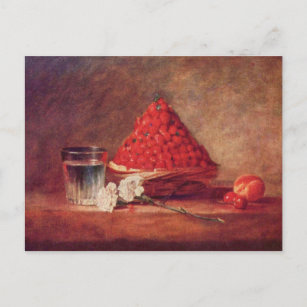 Carte Postale Panier de fraises de Jean Baptiste Chardin