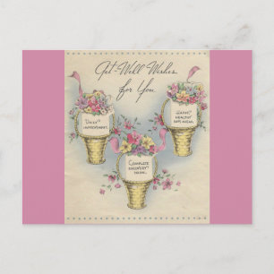 Carte Postale Paniers de puits d'obtention vintage 2