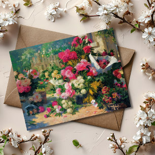 Carte Postale Paniers et pots de fleurs Alfred Petit Flower dans