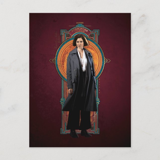 Carte Postale Panneau Art déco PORTENTINA GOLDSTEIN™ (Devant)