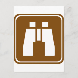 Carte Postale Panneau Autoroute pittoresque Overlook