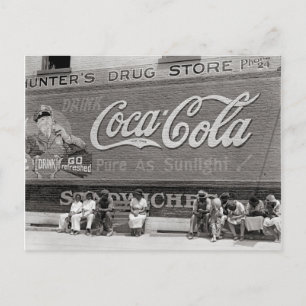 Carte Postale Panneau d'affichage pour soda, 1939