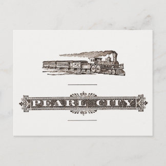 Carte Postale Panneau de la Locomotive et Pearl City, Hawaii 189