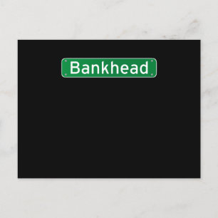 Carte Postale Panneau de la rue Bankhead Atlanta Georgia