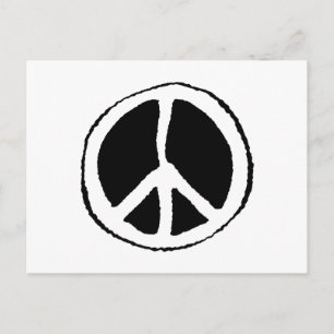 Carte Postale Panneau de paix
