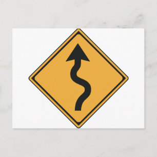 Carte Postale panneau de signalisation