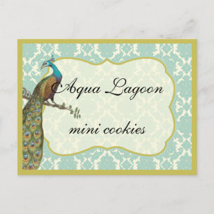 Carte Postale Panneau de table Peackcock Dessert ou Candy Buffet