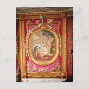 Carte Postale Panneau de tapisserie représentant Cupid et Psyche