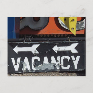 Carte Postale Panneau de vacance