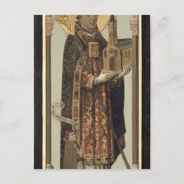 Carte Postale Panneau de vote montrant St. Ansgar, 1457 (Devant)