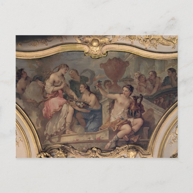 Carte Postale Panneau décoratif du salon ovale (Devant)