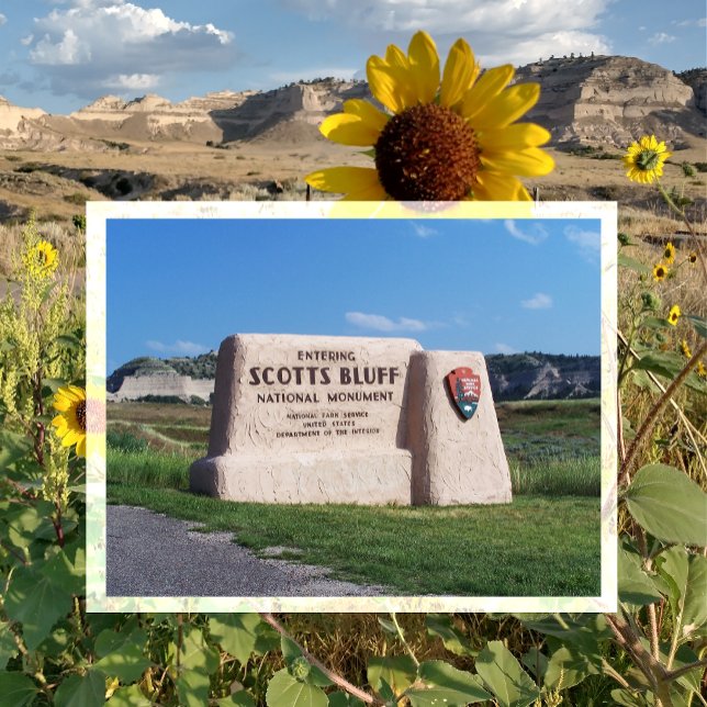 Carte Postale Panneau d'entrée, Scotts Bluff National Monument,  (Créateur téléchargé)