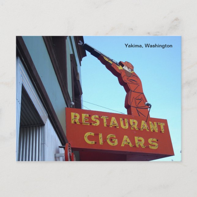 Carte Postale Panneau du Centre sportif - Yakima, Washington (Devant)