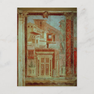 Carte Postale Panneau du curriculum de la chambre de la