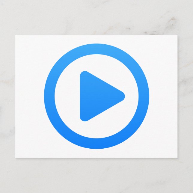 Carte Postale Panneau du lecteur multimédia (Devant)